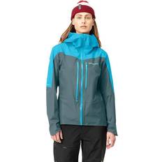 Herre - Softshelljakke Jakker Norrona Women's Walking and Mountaineering Clothing Falketind Gore-Tex Paclite Jacket W's Aquarius/North Atlantic for Women, in Softshell