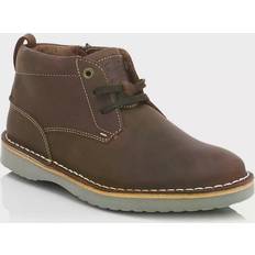 Florsheim Kid's Navigator Jr Leather Chukka Boots - Brown