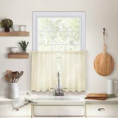 Linen Curtains & Accessories Elrene Home Fashions Cameron 91.4x76.2cm
