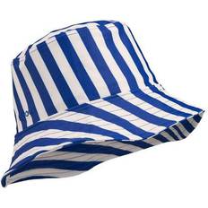 Jenter Solhatter Liewood Matty Sun Hat - Stripe Surf Blue/Creme De La Creme
