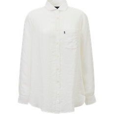 Herre - Hvite Skjorter Lexington Isa Linen Shirt - White