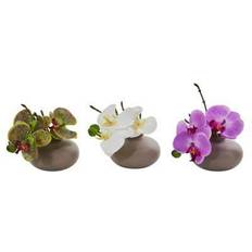 Decorative Items Nearly Natural Phalaenopsis Orchid Artificial Arrangement Decorative Item 3