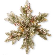 CC Christmas Décor 18" B/O Snowy Dunhill Fir Artificial Christmas Snowflake Christmas Tree 18"
