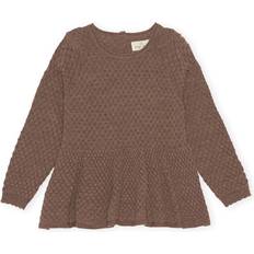 Konges Sløjd Fuzzy Frill Blouse - Iced Coffee