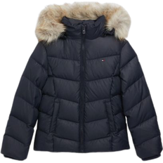 Tommy Hilfiger Essential Padded Hooded Jacket - Black (KG0KG05980BDS)