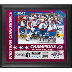 Fanatics Colorado Avalanche Authentic 2022 Western Conference Champions Framed 15'' x 17'' Collage