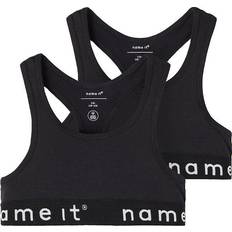 Tops Name It Short Top without Sleeves 2-pack - Black