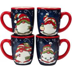 Multicolored Cups Certified International Holiday Magic Gnome Mug 16fl oz 4