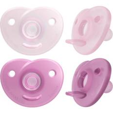 Philips Pacifiers Philips Avent Soothie Heart 0-3m 4-pack