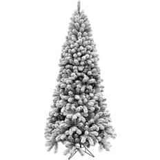 Fraser Hill Farm Silverton Fir Snowy Christmas Tree 90"