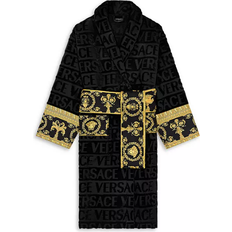 Clothing Versace I Heart Baroque Bath Robe - Black