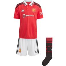 Adidas Soccer Uniform Sets adidas Manchester United FC Home Mini Kit 22/23 Youth
