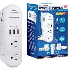 Power Strips & Extension Cords Bell Howell Swivel Power with Surge Protector False