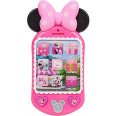 Interactive Toy Phones Just Play Disney Junior Minnie Bow Tique Why Hello Cell Phone
