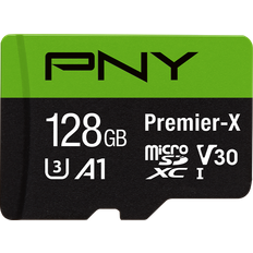 Memory Cards PNY Premier-X microSDXC Class 10 UHS-I U3 V30 A1 100MB/s 128GB