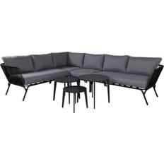 Stahl Lounge-Sets Venture Design Roxo Lounge-Set, 3 Bord inkl. 4 Soffor
