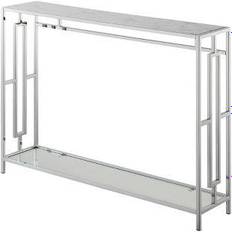 Metals Console Tables Convenience Concepts Town Square Console Table 9.2x42"