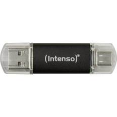 USB Type-C Minnepenner Intenso USB 3.2 Gen 1 Twist Line 128GB