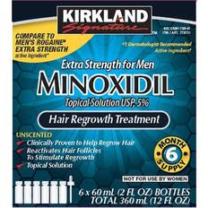 Medicines Kirkland Minoxidil 5% Extra Strength for Men Hair Regrowth Treatment 60ml 6pcs Liquid