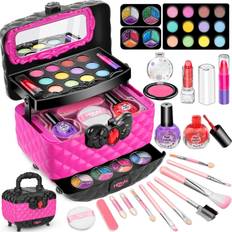 Toysical Kids Makeup Kit for Girl - Flower Shaped Makeup for Kids, Washable  Non Toxic Makeup kit for Girls - Birthday and Christmas Makeup Kit for