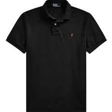 Polo Ralph Lauren Men Polo Shirts Polo Ralph Lauren Custom Slim Fit Polo Shirt - Black