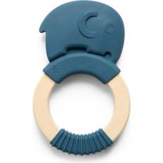 Sebra Silicone Teething Ring on a Wooden Ring, Fanto