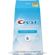 Dental Care Crest 3D White Whitestrips Classic Vivid Teeth Whitening Kit 20-pack