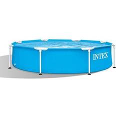 Intex Freestanding Pools Intex Metal Frame Above Ground Pool Ø2.44x0.51m