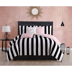 Juicy Couture Cabana Stripe Bedspread Gray, Black (228.6x167.6)