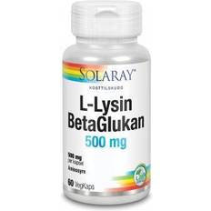 Aminosyrer Solaray L-Lysine & BetaGlukan 60 capsules 60 st