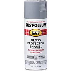 Rust-Oleum Stops Rust Protective Enamel 12 oz Wood Paint Smoke Gray