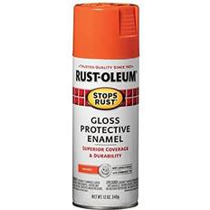 Rust-Oleum Stops Rust Protective Enamel 12 oz Wood Paint Orange