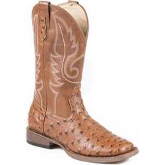 Roper Riding Shoes & Riding Boots Roper Bumps Square Toe Ostrich Print Cowgirl Boots Women