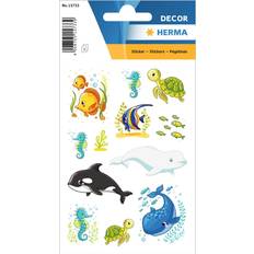 Plastikspielzeug Aufkleber Herma stickers Decor havdyr (3) (10 stk) Klistermærker Decor 15733
