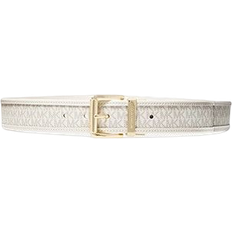 Dame - Hvite Belte Michael Kors Reversible Logo and Leather Belt