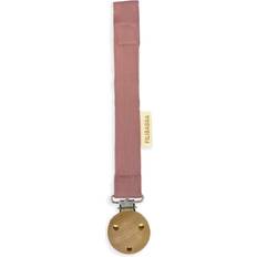 Filibabba Pacifier Holder with Velcro Blush