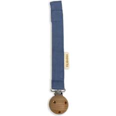 Filibabba Pacifier Holder with Velcro Warm Blue