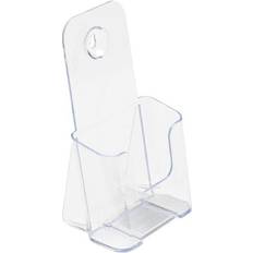 Staples Desktop Organizers & Storage Staples Literature Holder, 4.25" Clear Plastic (ZS93031A) Clear