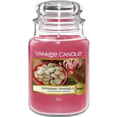 Yankee Candle Lysestaker, Lys & Lukt Yankee Candle Peppermint Pinwheels Duftlys 623g