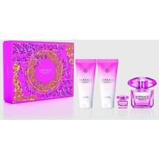Versace Women Gift Boxes Versace Bright Crystal Absolu EDP Gift Set EDP Mini Shower Gel Body Lotion