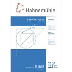 Hahnemuhle Aquarellpapier Hahnemuhle Ritpapper transparent, Tracingpapper, block Diamant Smooth 110/115g, A4 (210x297mm) 50 ark