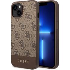 Guess Bottom Stripe Metal Logo Case for iPhone 14