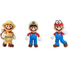 Super mario figurer mario Leker JAKKS Pacific Set of Figures Super Mario Odissey: Mario 10 cm