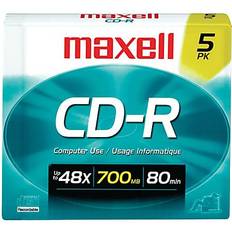 Optical Storage Maxell CD-R 700MB 40x Spindle 5-Pack