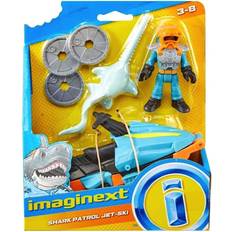 Plastic Toy Boats Imaginext Shark Patrol Jet Ski