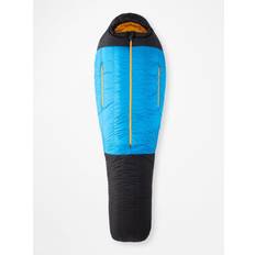 3-sesongs sovepose Soveposer Marmot CWM -40 Degree Sleeping Bag Clear Blue/Black Long Center Zip
