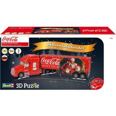 3D-Jigsaw Puzzles Revell 3D Puzzle Advent Calendar Coca-Cola Truck 83 Pieces