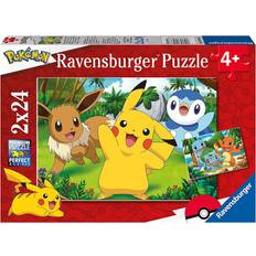 Klassiske puslespill Ravensburger Pokémon Pikachu & Friends 2x24 Pieces