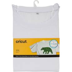 Cricut infusible ink Mens hvid t-shirt (XXL)