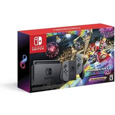 Nintendo switch console with mario kart Game Consoles Nintendo Switch - Gray - 2019 - Mario Kart 8 Deluxe